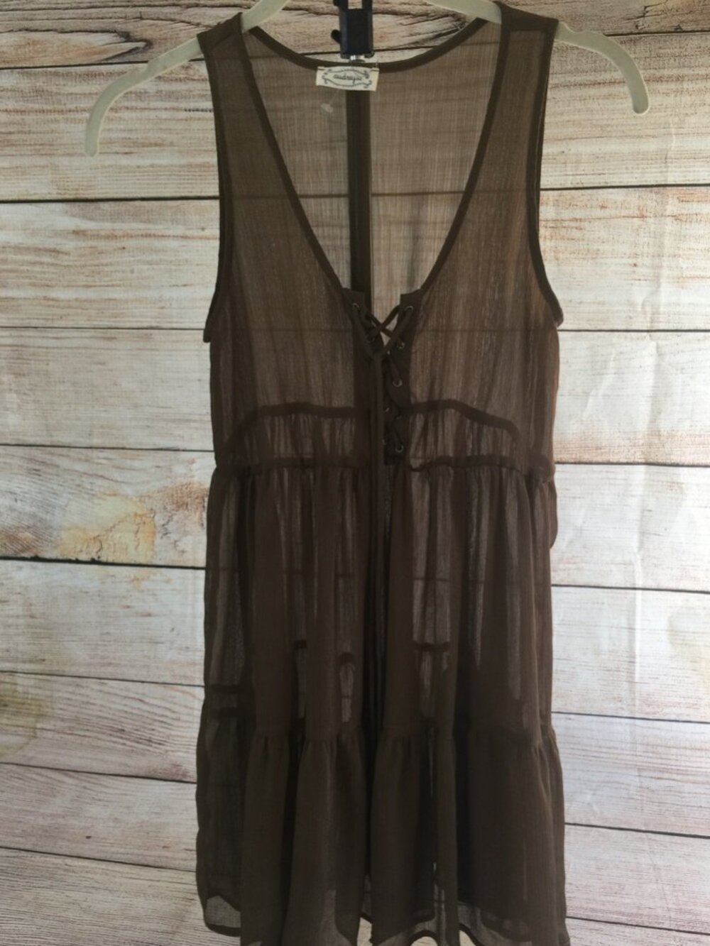 Audrey sheer dress size medium